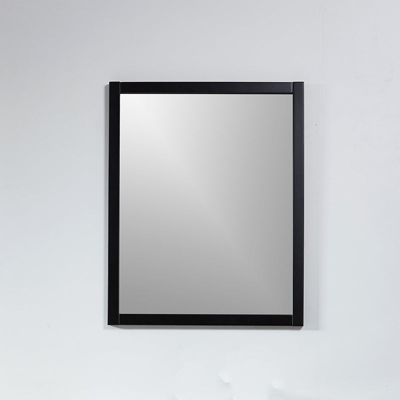 Pack de 2 miroirs rectangulaires NEO 56x70cm avec cadre noir mat