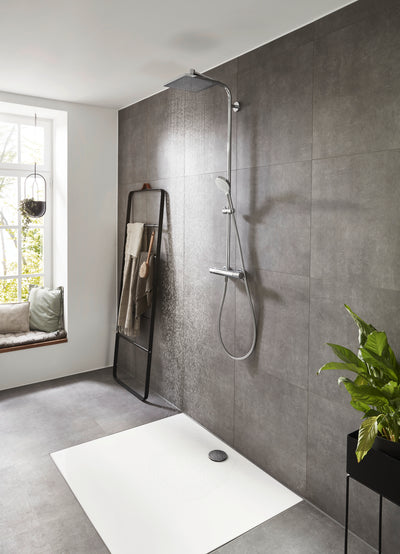 hansgrohe Crometta E Colonne de douche 240 1jet EcoSmart avec mitigeur thermostatique Chrome