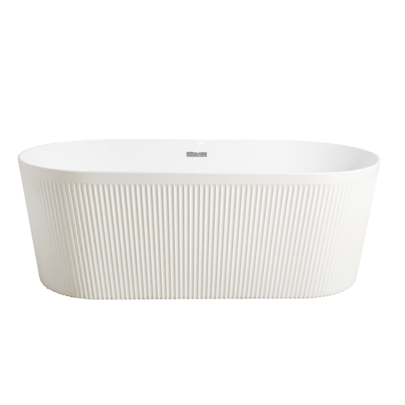 Baignoire îlot design ovale CORBIN blanche