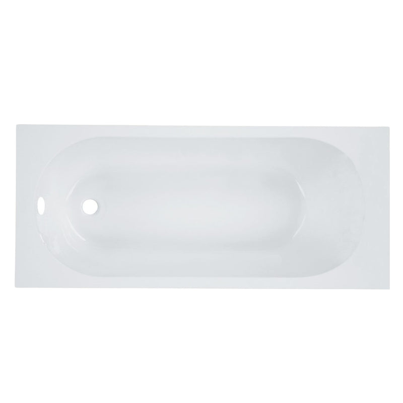 Baignoire rectangulaire à encastrer SERENA, blanc brillant - Le Monde du Bain