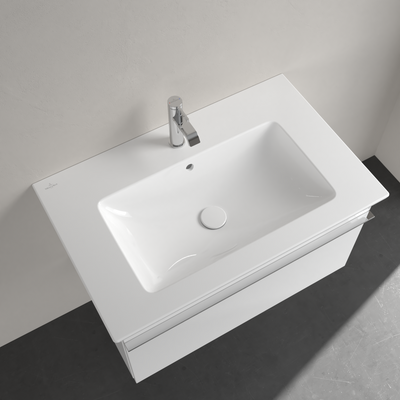 Villeroy & Boch Venticello Plan de toilette, 800 x 500 x 165 mm, Blanc, avec trop-plein