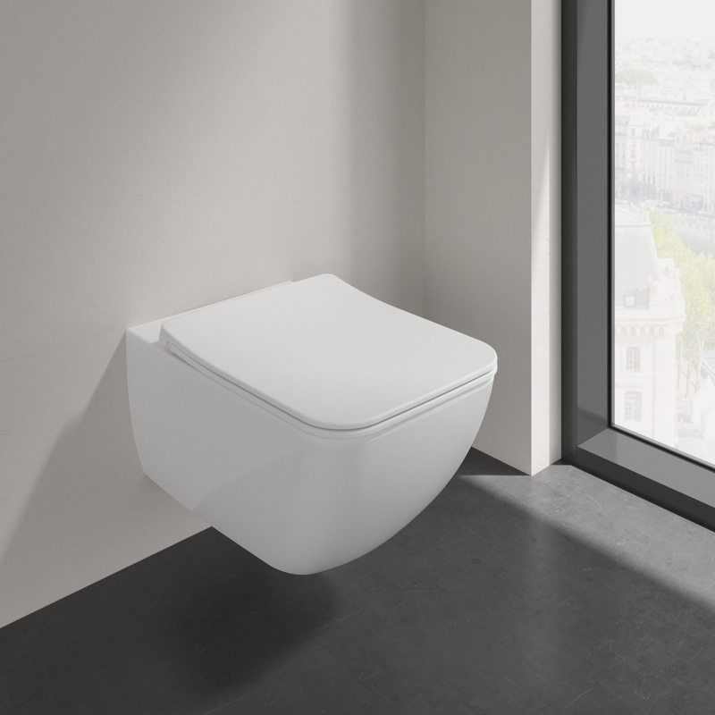 Villeroy & Boch WC à poser complet sans bride Venticello Blanc