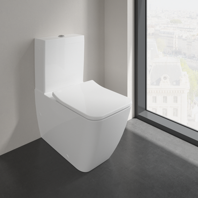 Villeroy & Boch WC à poser complet sans bride Venticello Blanc