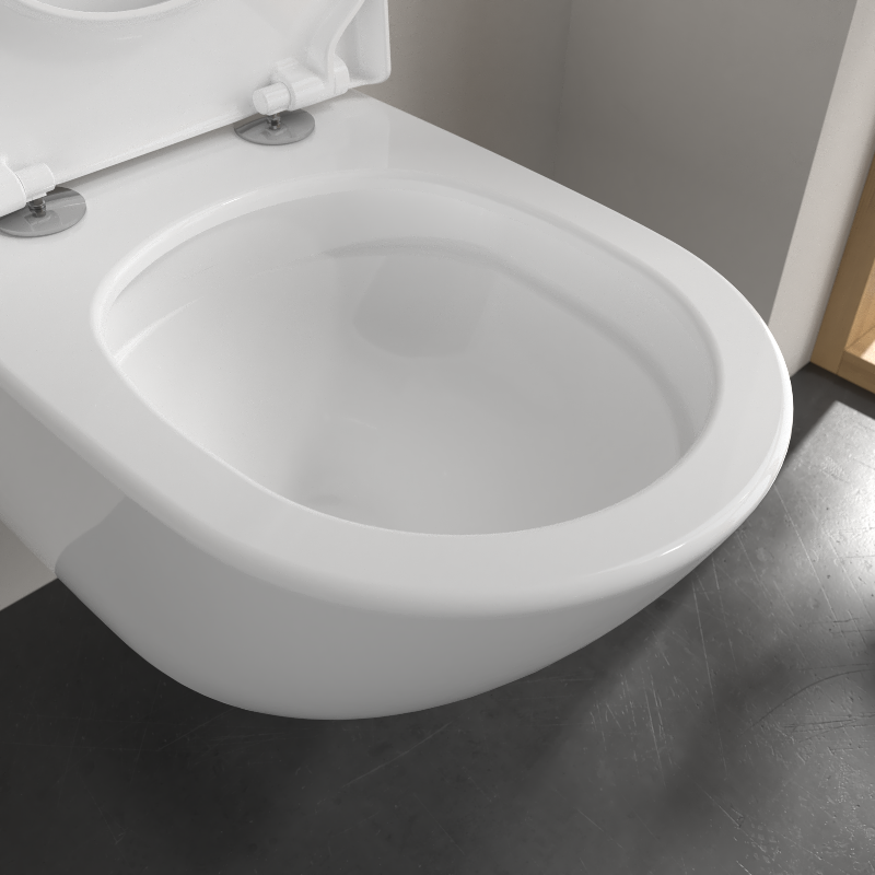 Villeroy & Boch Subway 3.0 Combipack, modèle suspendu, avec TwistFlush, Blanc CeramicPlus