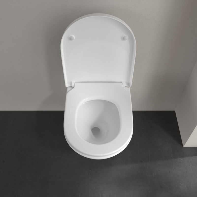 Villeroy & Boch Subway 3.0 Combipack, modèle suspendu, avec TwistFlush, Blanc CeramicPlus