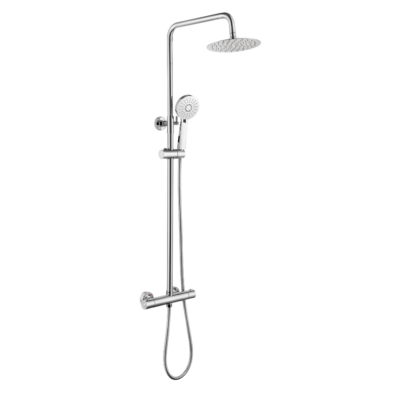 Pack PIATTO + colonne de douche | Finition chromée_miniature