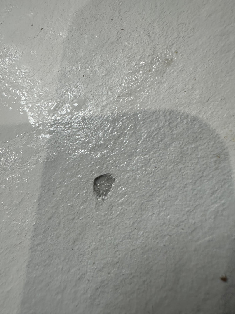 SECONDE VIE - Receveur de douche extra plat 80 x 180 cm RIBERA en résine surface ardoisée blanc