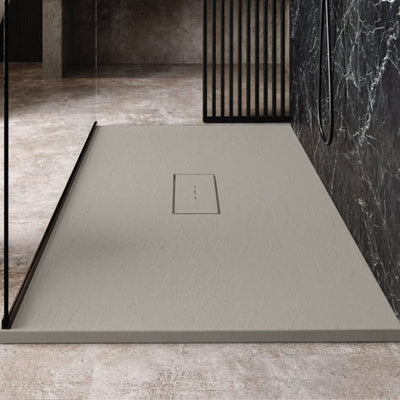 Receveur de douche extra-plat en fonte minérale VIC - Le Monde du Bain