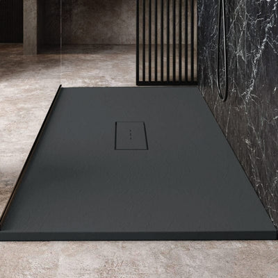 Receveur de douche extra-plat en fonte minérale VIC - Le Monde du Bain