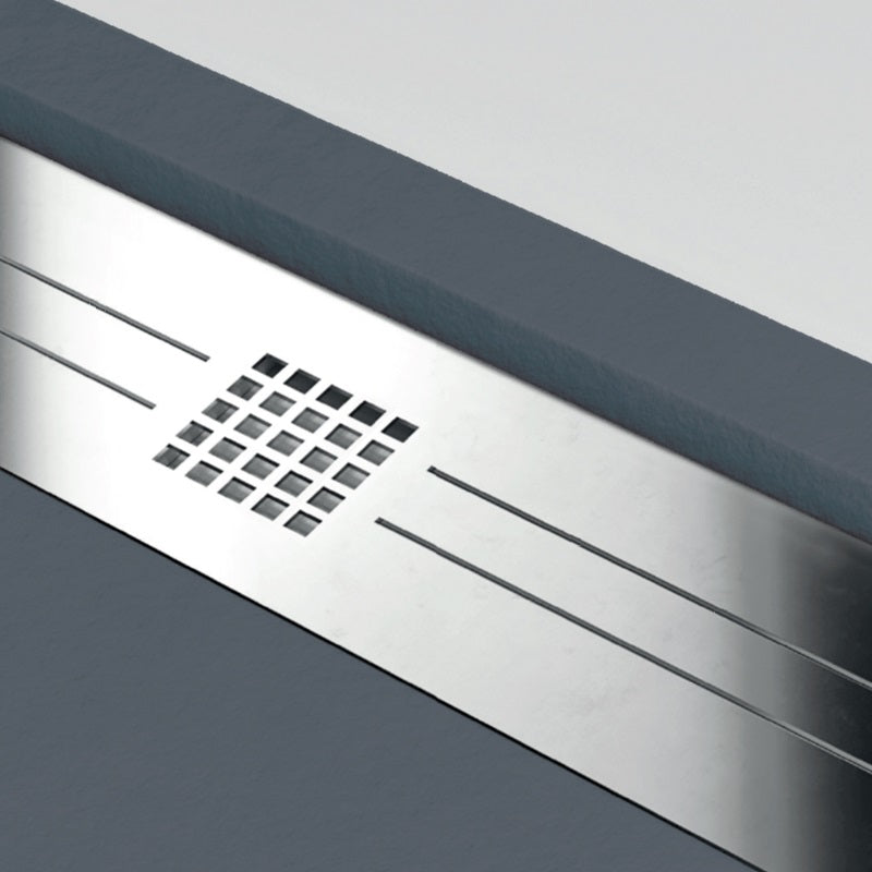 Receveur de douche 70 x 120 cm extra plat ELITE en résine surface ardoisée noir | Leroy Merlin Receveur de douche 70 x 120 cm extra plat ELITE en résine surface ardoisée noir | Leroy Merlin