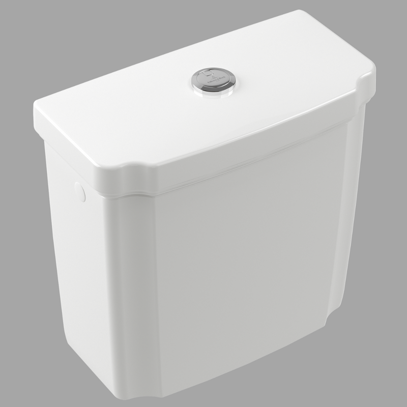 Réservoir Villeroy & Boch WC à poser Hommage Blanc CeramicPlus