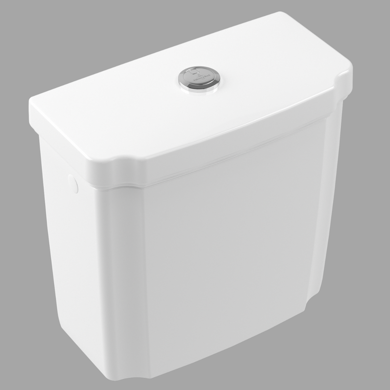Réservoir Villeroy & Boch WC à poser Hommage Blanc CeramicPlus