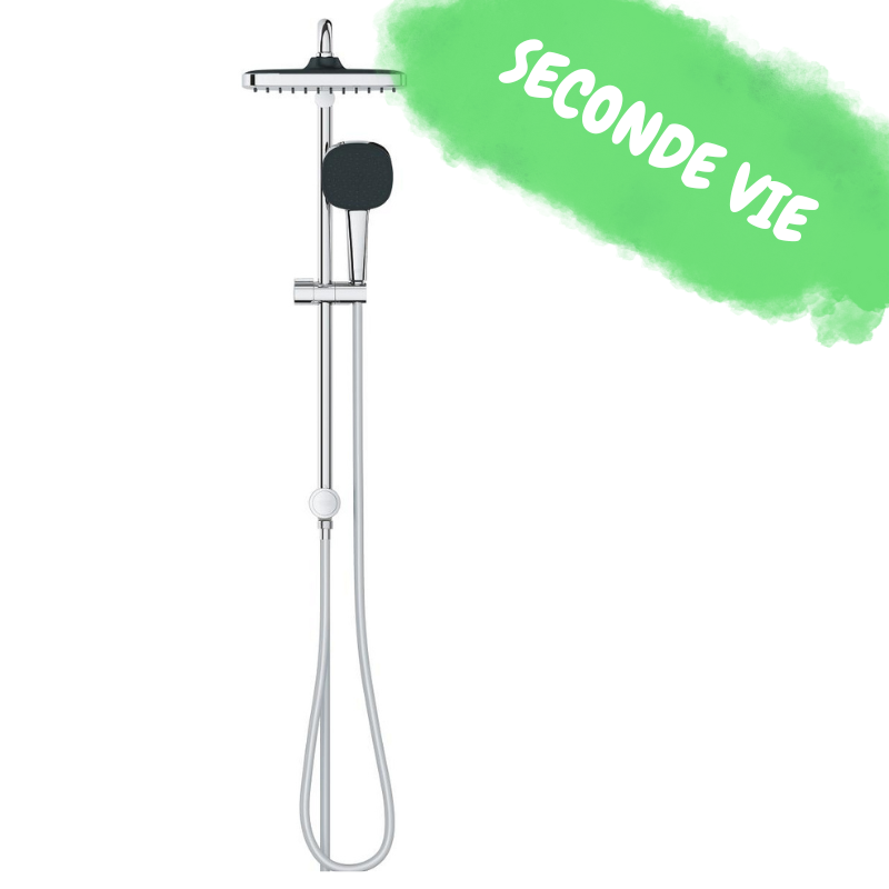 GROHE Vitalio Comfort 250, Système de douche sans mitigeur avec inverseur manuel