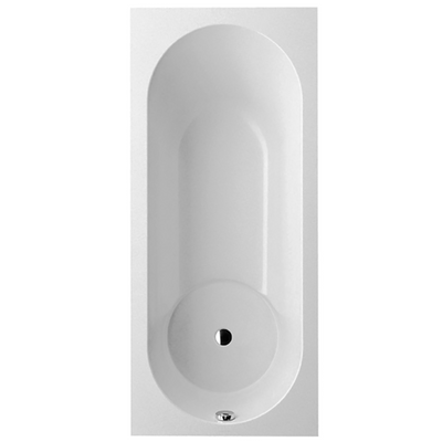 Vue de dessus Villeroy & Boch Libra Baignoire rectangulaire, 1700 x 750 mm, Blanc