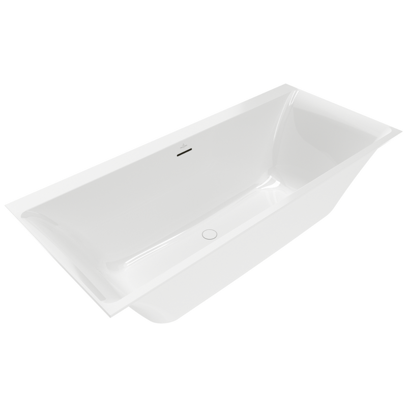 Villeroy & Boch Subway 3.0 Baignoire rectangulaire, 1800 x 800 mm, Blanc, SilentFlow