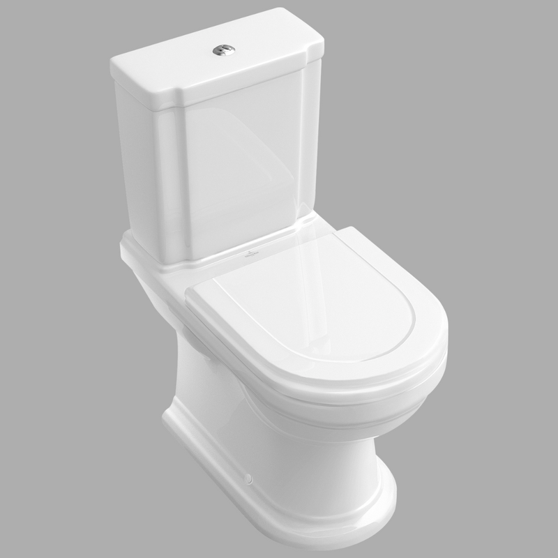 Villeroy & Boch WC à poser complet Hommage Blanc CeramicPlus