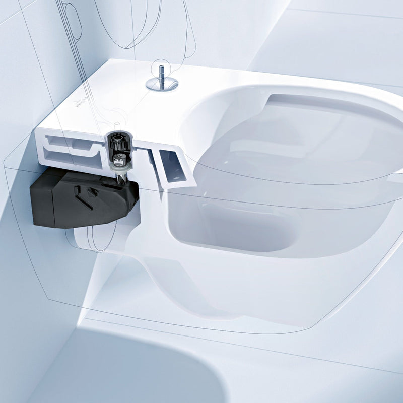 Villeroy & Boch Subway 3.0 Combipack, modèle suspendu, avec TwistFlush, Blanc CeramicPlus