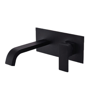Grifo monomando lavabo empotrado ACTON negro - Entorno baño