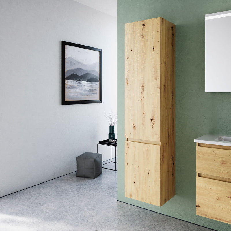 burgbad Lin20 armoire haute 40 x 34,5 cm, avec 2 portes, gauche