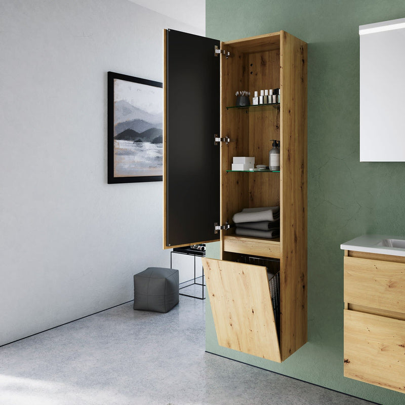 burgbad Lin20 armoire haute 40 x 34,5 cm, avec 1 porte, gauche