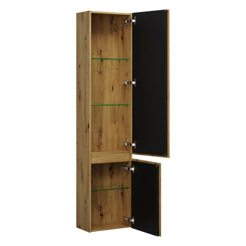 burgbad Lin20 armoire haute 40 x 24,5 cm, avec 2 portes, droite