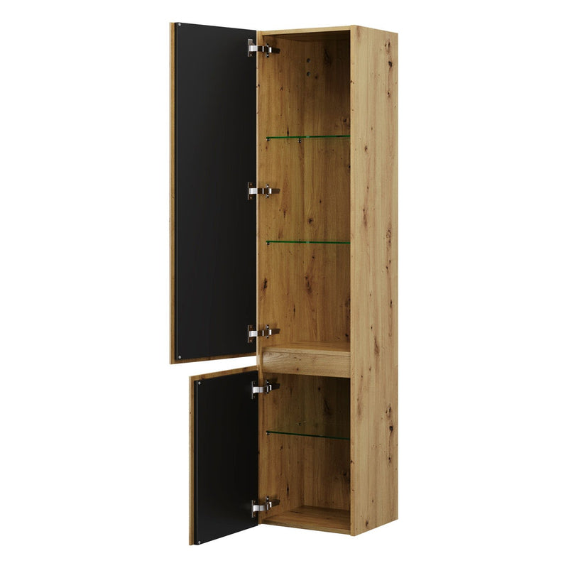 burgbad Lin20 armoire haute 40 x 34,5 cm, avec 2 portes, gauche