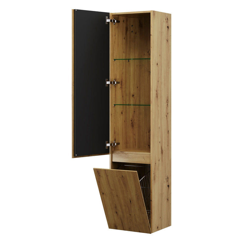 burgbad Lin20 armoire haute 40 x 34,5 cm, avec 1 porte, gauche