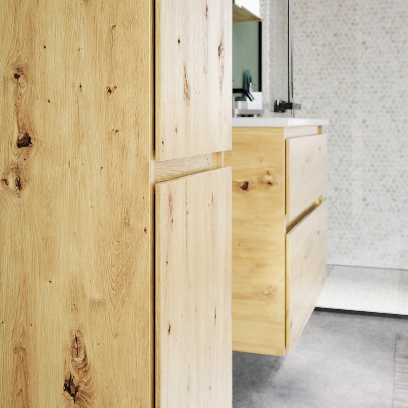 burgbad Lin20 armoire haute 40 x 34,5 cm, avec 1 porte, gauche