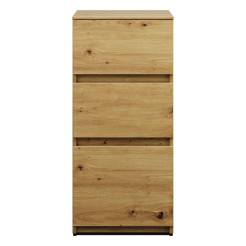 burgbad Lin20 élément bas 40 cm, 1 coulissant, 2 tiroirs