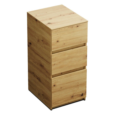 burgbad Lin20 élément bas 40 cm, 1 coulissant, 2 tiroirs