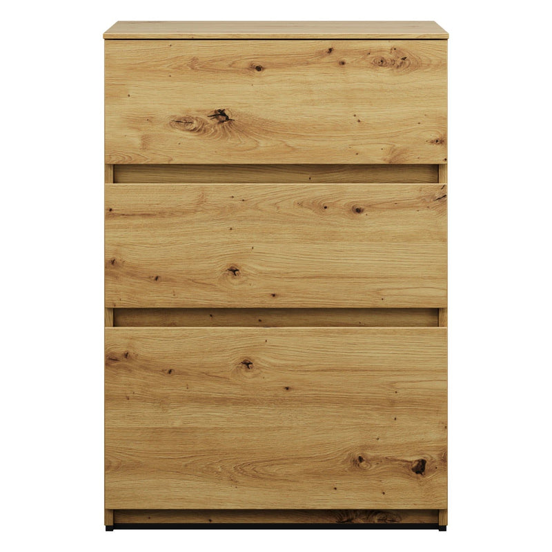 burgbad Lin20 meuble bas 60 cm, 1 coulissant, 2 tiroirs