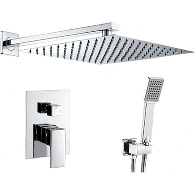 Conjunto de ducha empotrada techo monomando BORACAY cromado - Entorno baño