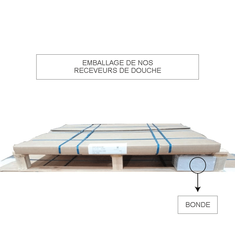 Receveur de douche extraplat en résine minérale VIC blanc Le Monde — free download