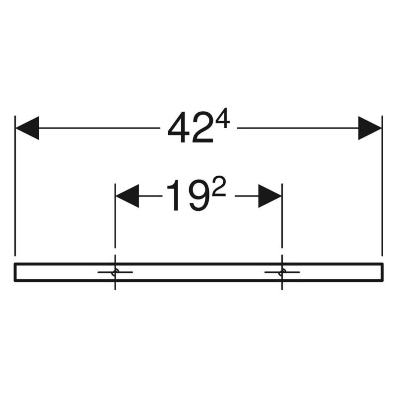 Porte-serviettes Geberit pour meuble de salle de bain