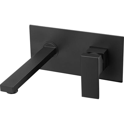 Grifo lavabo empotrado monomando TILSO negro - Entorno baño