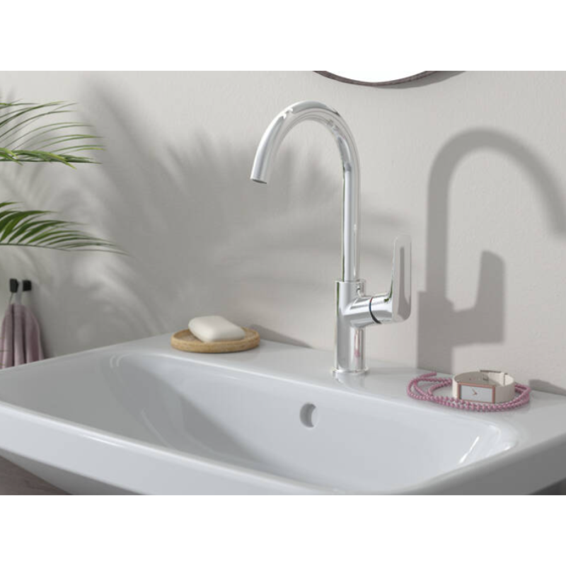 hansgrohe Talis S² mitigeur de lavabo 210 avec bec orientable et garniture de vidage push-open
