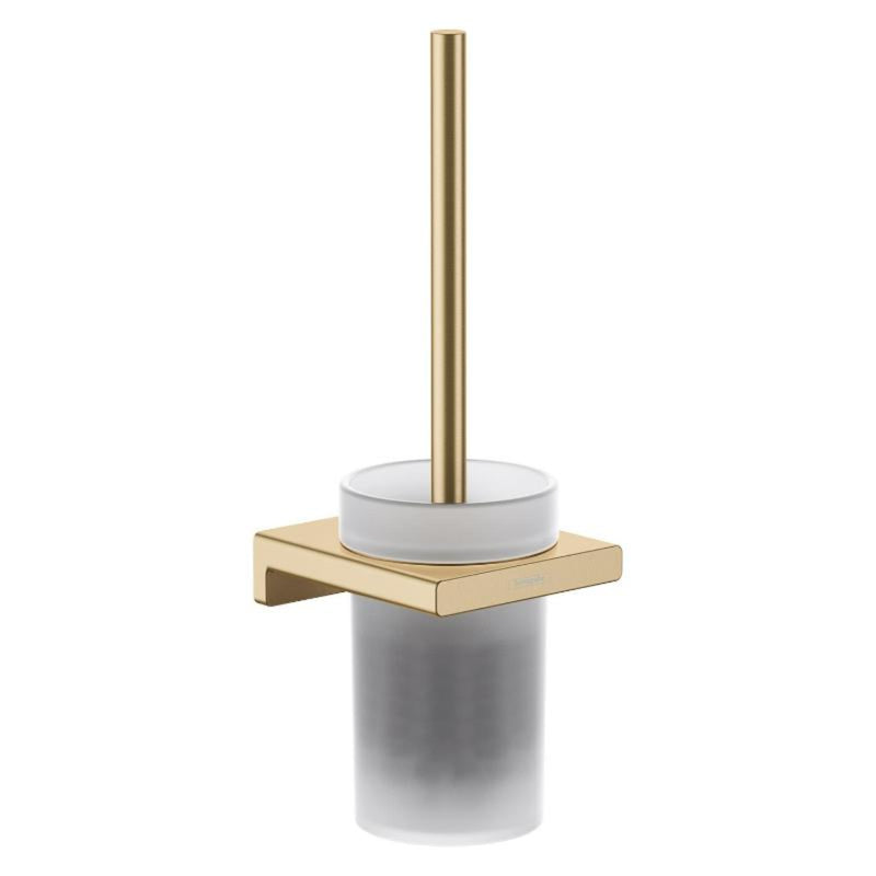 Porte-brosse WC hansgrohe AddStoris pour montage mural