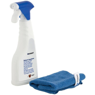 Produit de nettoyage Geberit AquaClean avec chiffon de nettoyage