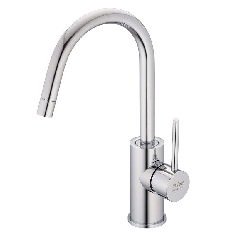 Mitigeur monocommande de lavabo KRONENBACH AQA 2.0 avec bec haut