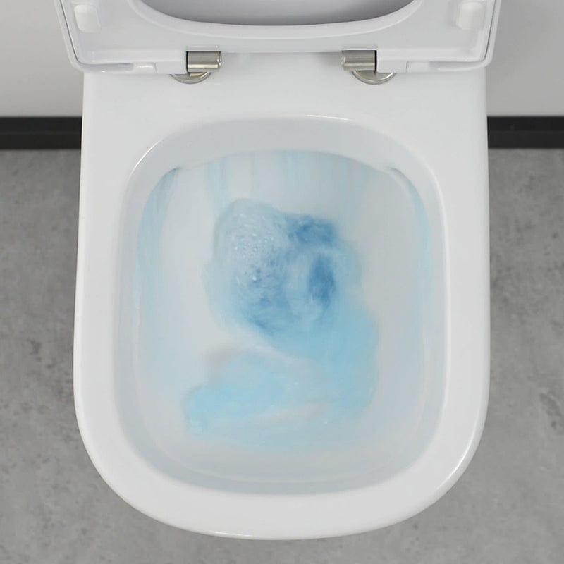 WC suspendu compact KRONENBACH Cube, sans bride