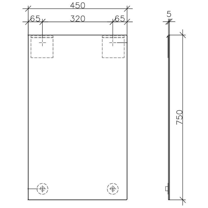 Villeroy & Boch More To See miroir 45 x 75 x 2 cm