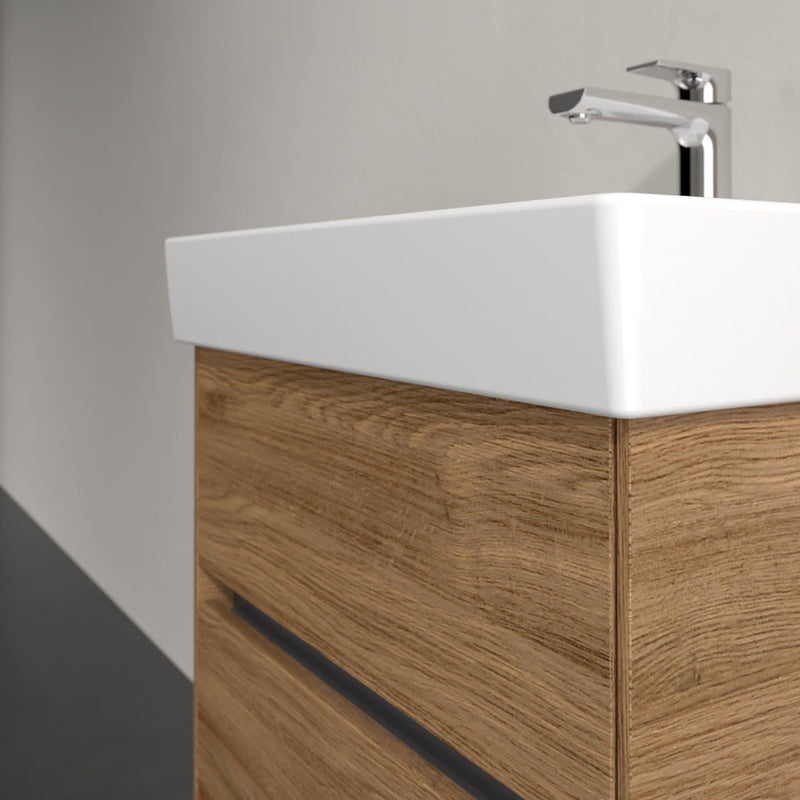 Meuble sous-vasque Villeroy & Boch Collaro 51 x 54,6 cm avec 2 compartiments coulissants
