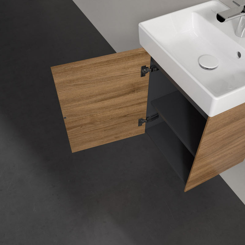 Meuble sous-vasque Villeroy & Boch Collaro 41 x 54,6 cm avec 1 porte, charnières de porte à gauche