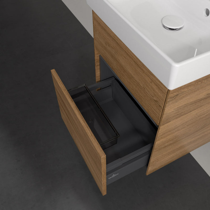 Meuble sous-vasque Villeroy & Boch Collaro 46 x 54,6 cm avec 2 coulissants