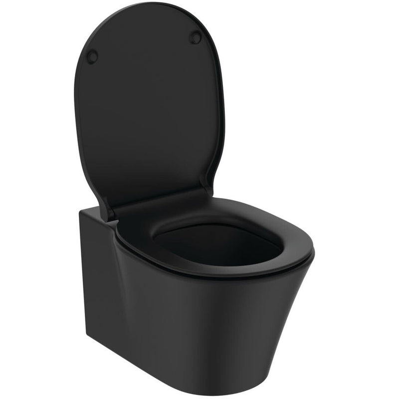 Ensemble WC Ideal Standard Connect Air avec WC suspendu à fond creux AquaBlade et abattant WC à fermeture amortie