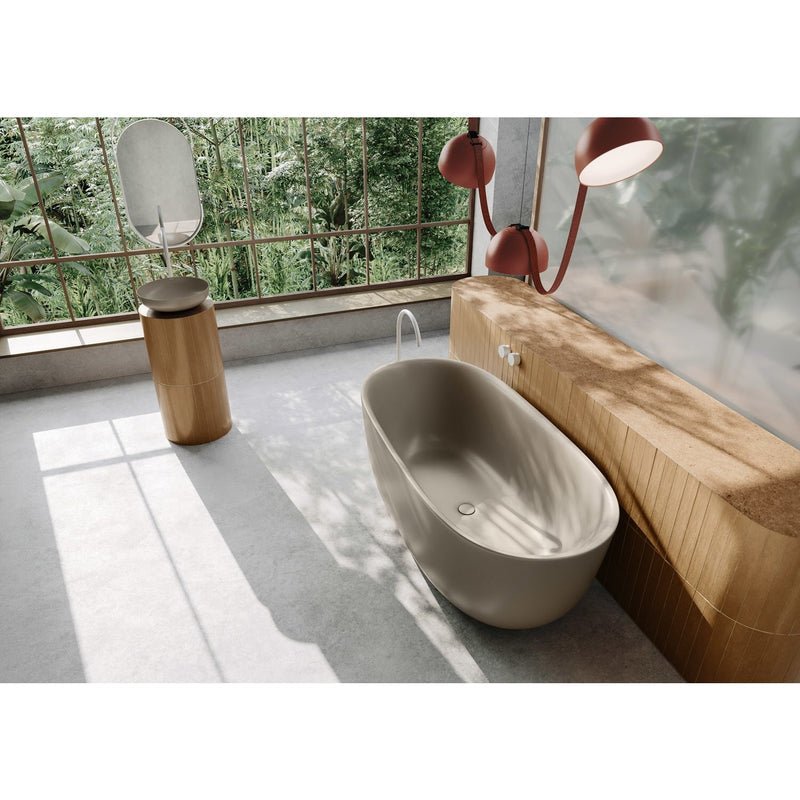 Kaldewei MEISTERSTÜCK OYO DUO Mod. 1050-4034 baignoire 163 x 77 cm, avec trop-plein et couvercle de vidange émaillé