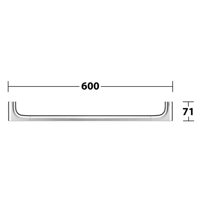 Keuco VIA23 porte-serviettes de bain 60 cm