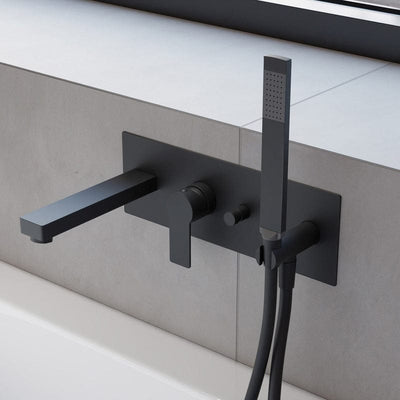 Module de baignoire encastré PIANURA Giulia comprenant corps de base et ensemble de douche