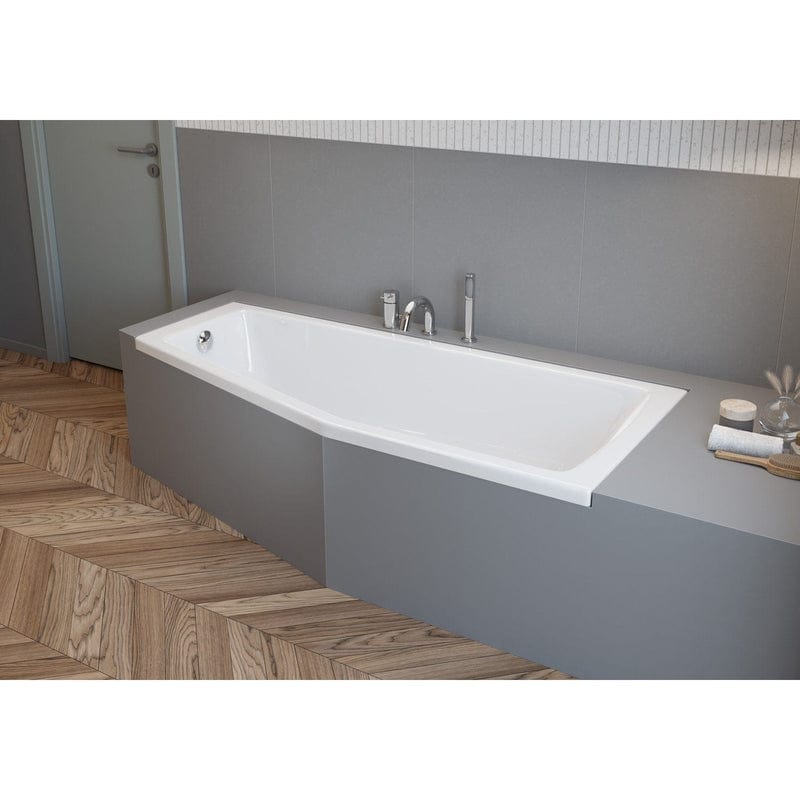 Mitigeur monocommande trois trous sur gorge PIANURA Stella à débit augmenté