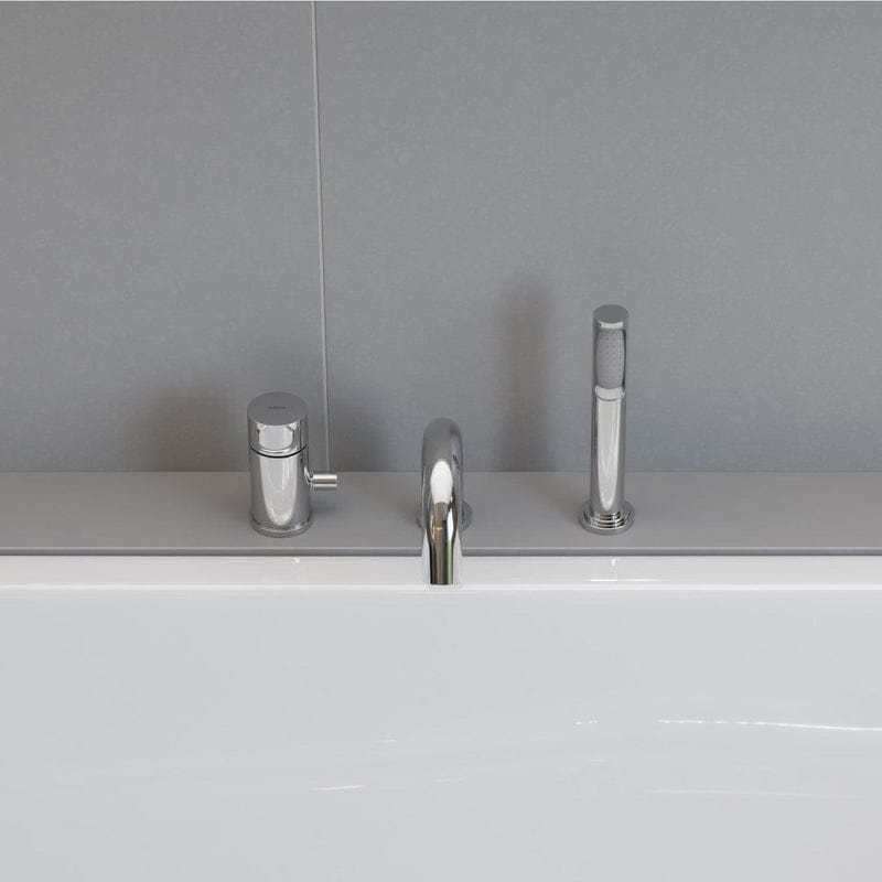 Mitigeur monocommande trois trous sur gorge PIANURA Stella à débit augmenté